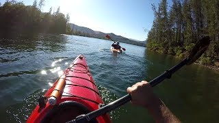 Поход выходного дня на каяках. Озеро Whiskeytown