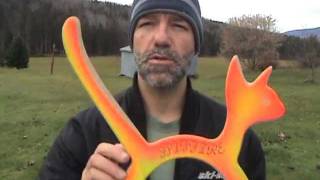 Returning wooden BOOMERANG FLIGHT bumerang made by me Cat