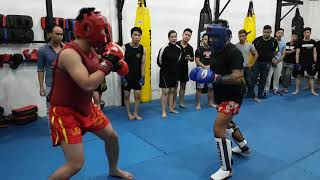 my fights : (muay thai) Đỗ Thanh Tú 67kg vs Tán thủ 78kg part1