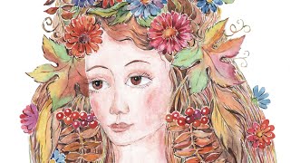 Speed Painting | Her Name is Autumn | Watercolor | IOTN