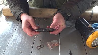 Дизель цокотит (замена уплотнителя форсунки двигателя Андория)