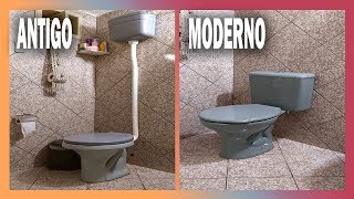 VASO SANITÁRIO | TROCA DE VASO SIMPLES POR ACOPLADO, RÁPIDO E FÁCIL!