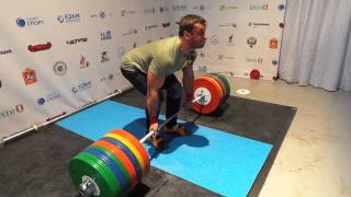 Dmitry Klokov - deadlift 295 x 2