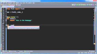 Flask Web Development with Python Tutorial - 1 - Basic App