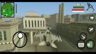 How to get big airplane in GTA San Andreas visa 3 mod in Android