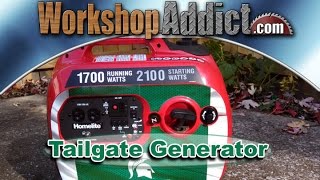 Homelite 2100 Watt Quiet Tailgate Inverter Generator --- With Skin-It Option
