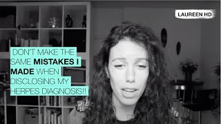 Mistakes I Made While Disclosing My Status