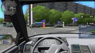 City Car Driving 1.5.4 (3d инструктор) - Экзамен в городе на руле Logitech G27