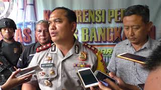 Konferensi Pers Kapolres Bangkalan Kasus Penculikan Anak