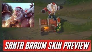 Santa Braum - Skin Preview - League of Legends