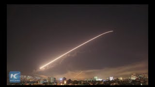 U.S.-led strike on Syria "flagrant violation of international law": Syrian state media