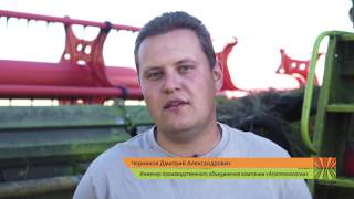 Комбайны CLAAS на полях Тамбовской области