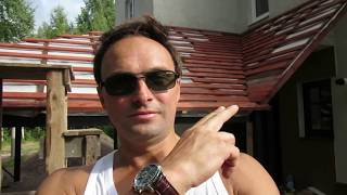 Ошибки на кровле под металлочерепицу Контробрешетка Мембрана Ендова Тест металлочерепицы