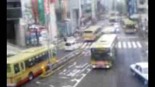 町田バスセンター　一面にバスの列