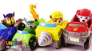 Paw Patrol Skye, Chase & Pups Car Race Rainbow Colored Orbeez