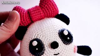 Амигуруми: схема Пандочка. Игрушки вязаные крючком - Free crochet patterns.