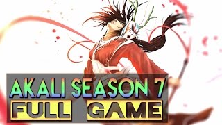 Akali Season 7 Full Gameplay Guide - League of Legends