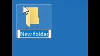 Create folder magic (without mouse)/how to create folder on windows 10