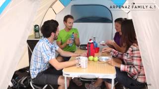The Quechua Arpenaz 4.1 Family Tent