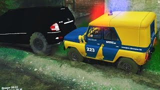 ПОЛИЦЕЙСКАЯ ПОГОНЯ ЗА MERCERES GL AMG - SPINTIRES
