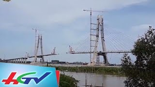 Cầu Vàm Cống sẽ được hợp long cầu vào tháng 9 | CHUYÊN ĐỘNG ĐÔNG TÂY