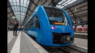 Coradia iLint: Erste Fahrt im Wasserstoff-Zug von Alstom