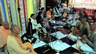 Bhajan night by HH Sivarama Swami - Radhe Syamasundara's festival 2015