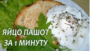 Яйцо пашот в микроволновке.  Яйцо пашот в СВЧ за 1 минуту Poached egg