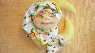 Сплюшка в чулочной технике ❀ sleepyhead doll of stockings