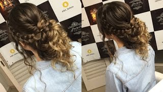 Penteado em cabelo MUITO GRANDE por Priscila Barbosa