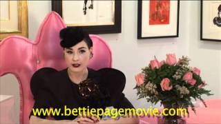 Dita Von Teese Inspired by the Mystery of Bettie Page