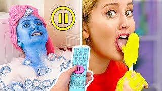 ชาเลนจ์หยุดเวลาสุดป่วน! การแกล้งสุดฮา! || ชาเลนจ์หยุดเวลา โดย 123 GO! Challenge