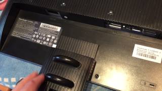 Как снять ножку у монитора ViewSonic? (How to remove the foot from the monitor ViewSonic?)
