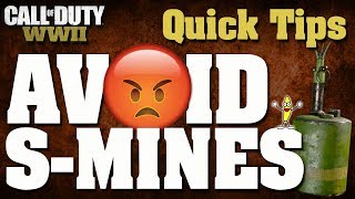 CoD WW2: How To Survive An S-Mine (Tips To Counter S-Mines - Avoid Bouncing Bettys)