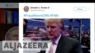 White House defends Trump’s ‘CNN wrestling’ video
