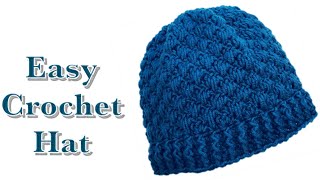 Easy crochet hats for boys and girls 4-5 years - Lily of The Valley crochet stitch #155