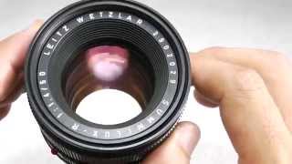LEICA ライカ Summilux-R ズミルックス 50mmF1.4 3カム（フード内蔵） + バブルケース