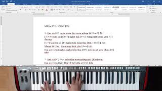 Học Đàn Online - Hướng Dẫn Đệm Hát Piano Bài Mùa Thu Cho Em (Chi Tiết) - Nhật Organ