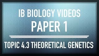 Theoretical genetics - IB SL Biology Past Exam Paper 1 Questions