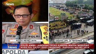 Konferensi Pers Kapolda Metro Jaya Pascaaksi Mahasiswa di Depan Gedung DPR - Breaking iNews 25/09