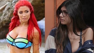 Porn Star Mia Khalifa Gets BLASTED by Eva Marie for Saying WWE Isn't a Sport