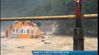 У семьи Матвеевых водой смыло сразу два дома
