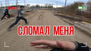ПЕРЕОДЕЛСЯ В ПРОРАБА - ПРАНК : ПОБЕГ ОТ ОХРАНЫ . сломали НОГУ