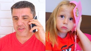 Nastya و papa ألعاب مسلية جديدة