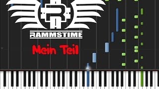 Rammstein - Mein Teil (♫) (Instrumental + Synthesia)