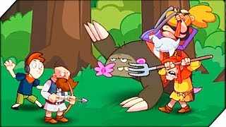 ЭПИЧЕСКИЕ БИТВЫ - Игра What The Hen прохождение # 1 Битва с монстрами