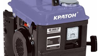 Кратон GG-900i 2T  бензиновый двухтактный инверторный генератор.