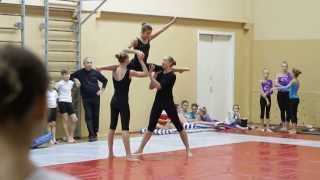 Спортивная акробатика ,тройка . 2