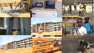 Université de Touba janvier 2020: Visite guidée du chantier avec les travaux de Touba Matériaux
