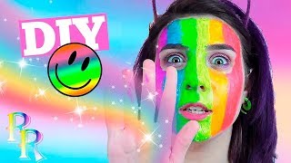 Маска РАДУГА?От Черных Точек/БОЛЬНО /DIY RAINBOW PEEL OFF FACE MASK TESTED!